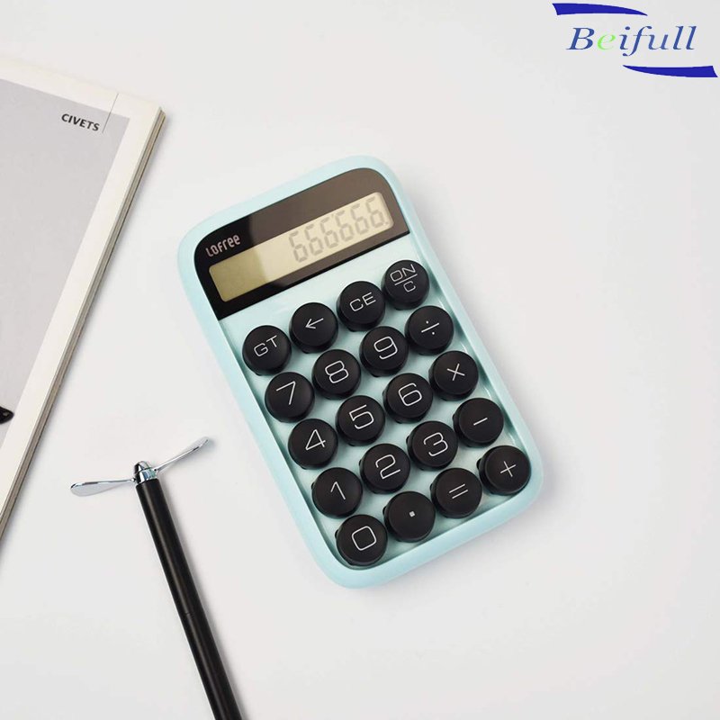 Hot 20 keys pocket calculator with mechanical switch as Christmas gifts made in China