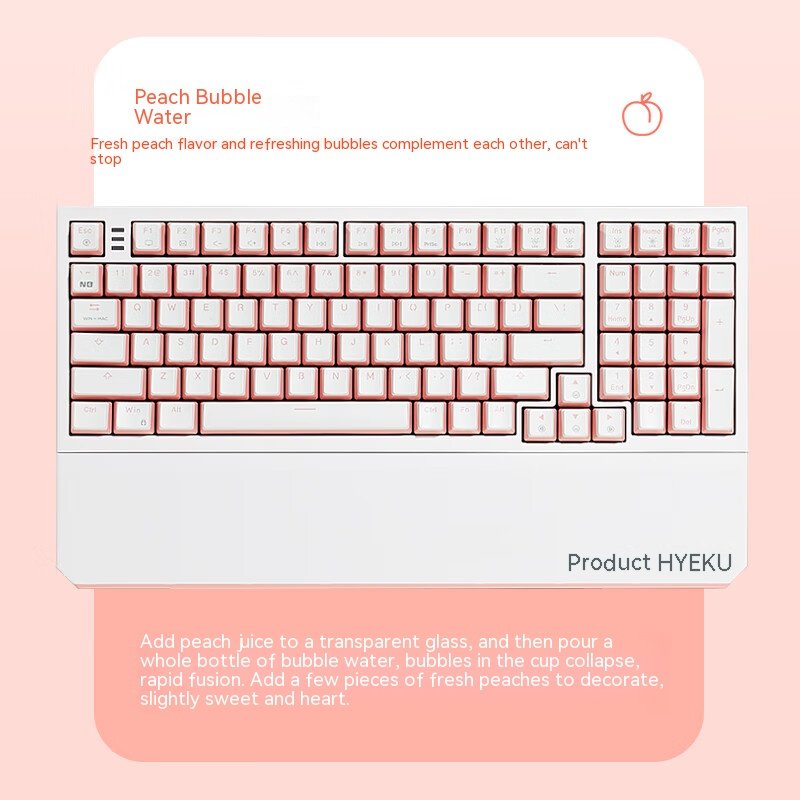 custom hot swap computer keyboard programmable white multimedia backlit wired office gaming mechanical keyboards
