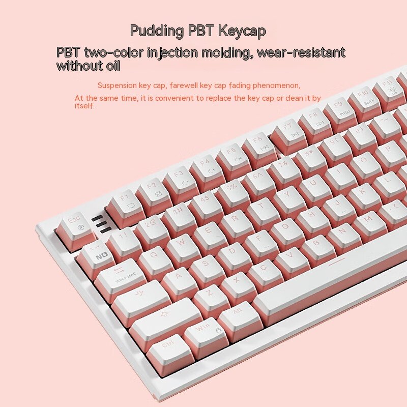 custom hot swap computer keyboard programmable white multimedia backlit wired office gaming mechanical keyboards
