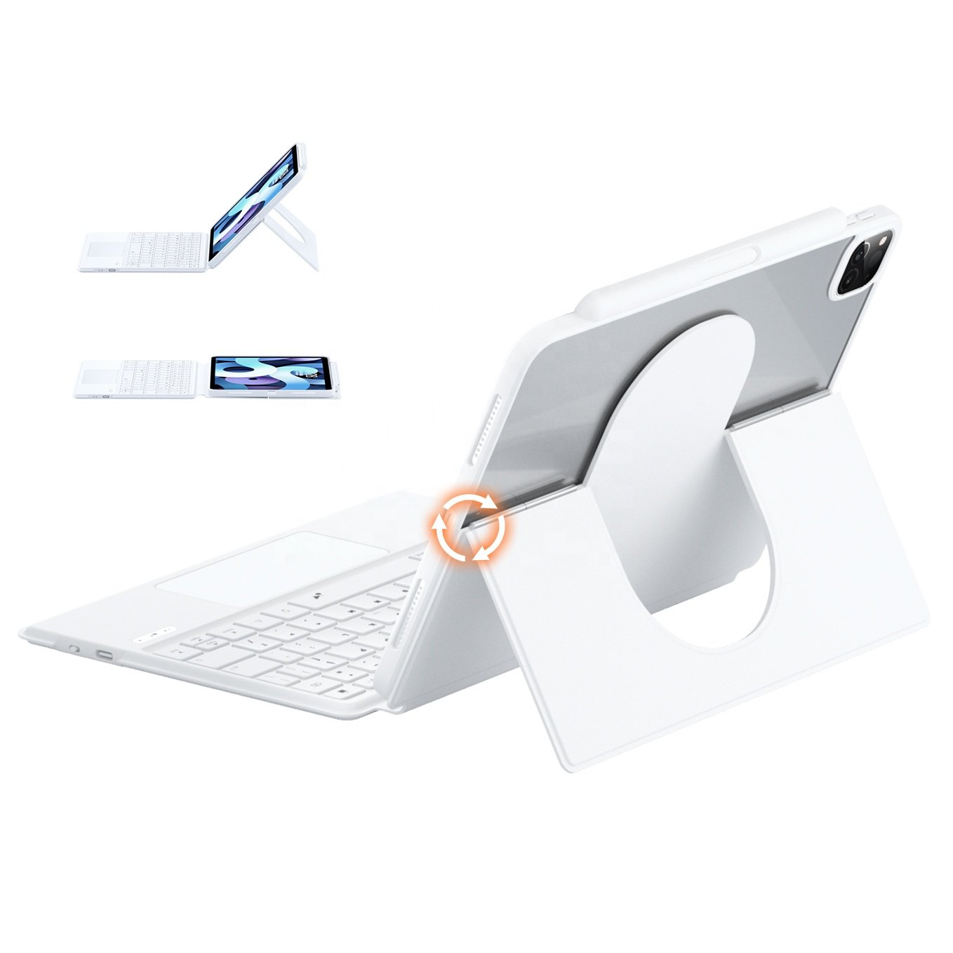 For iPad case 2024 Magnetic Detachable With Back trackpad keyboard cover For iPad Pro Magic Keyboard For iPad Pro 10.9 inch 11