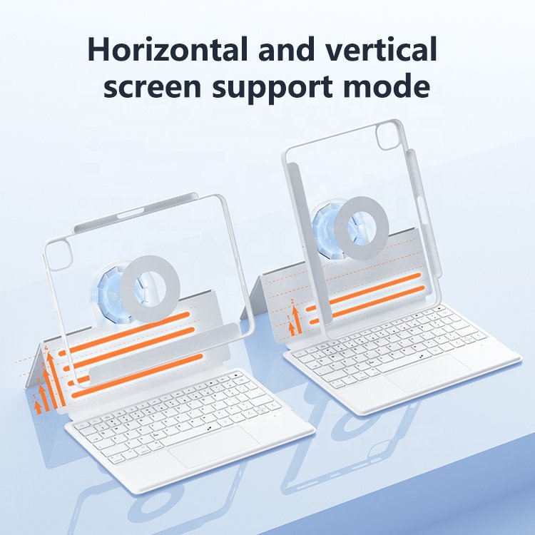 For iPad case 2024 Magnetic Detachable With Back trackpad keyboard cover For iPad Pro Magic Keyboard For iPad Pro 10.9 inch 11