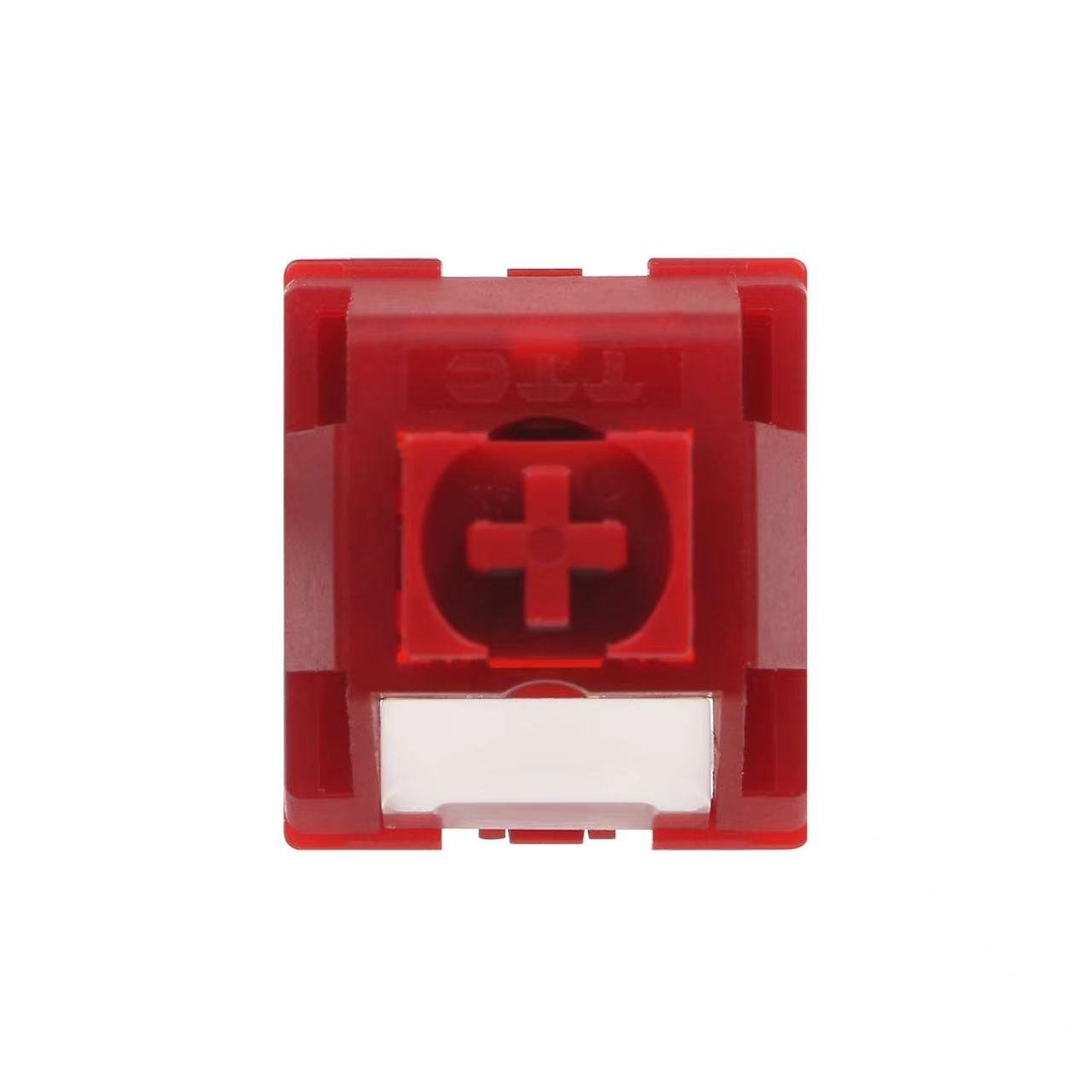 TTC Flame Red Switch Mechanical Keyboard Linear 3 Pins 45g Gold Contact with Collect Backlight Mirror 24.5mm Spring Game Switch