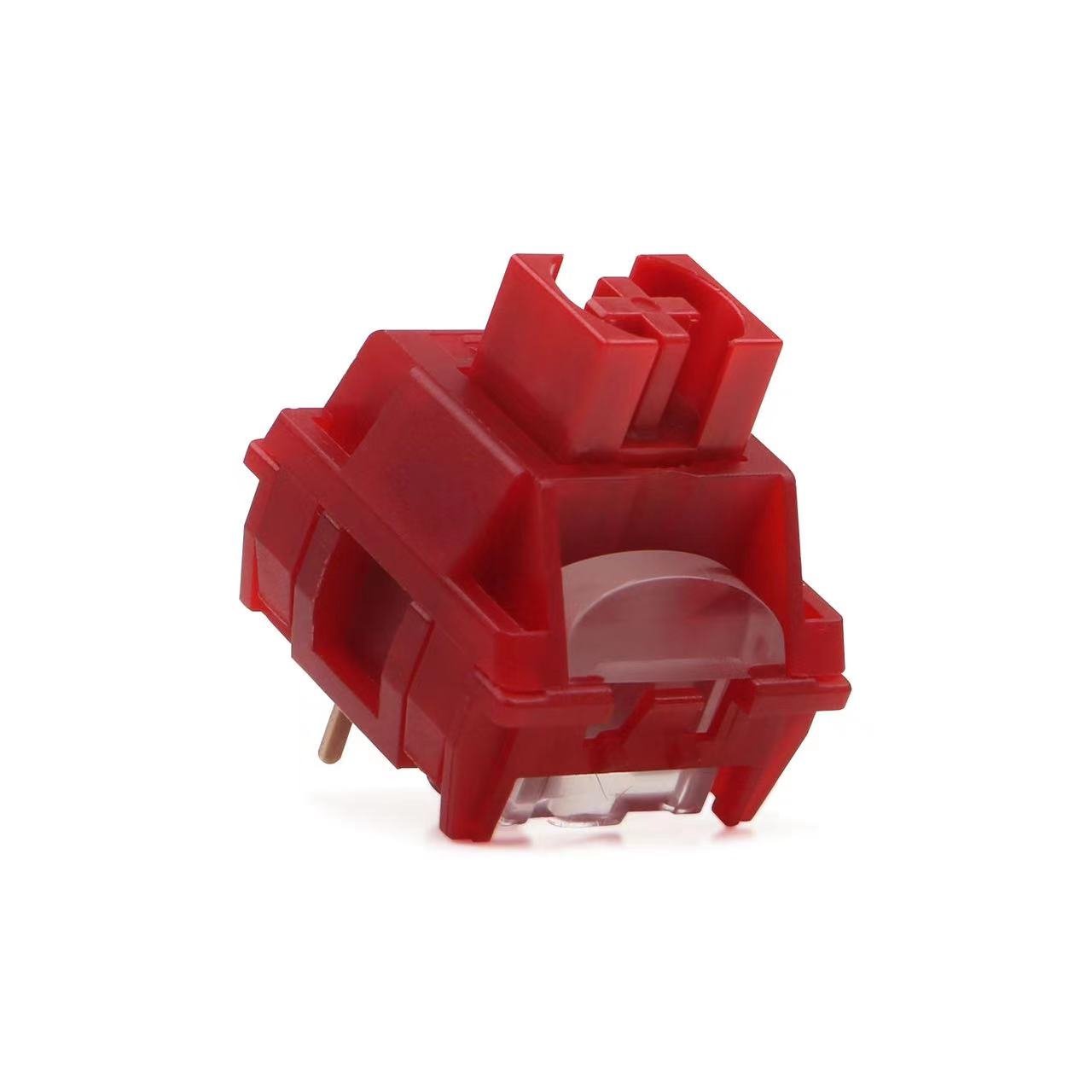 TTC Flame Red Switch Mechanical Keyboard Linear 3 Pins 45g Gold Contact with Collect Backlight Mirror 24.5mm Spring Game Switch