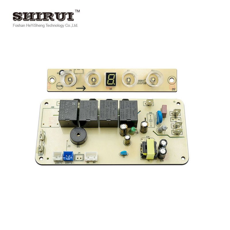 Electronic LCD display 3 speeds kitchen range hood keyboard PCB Board Touch Switch