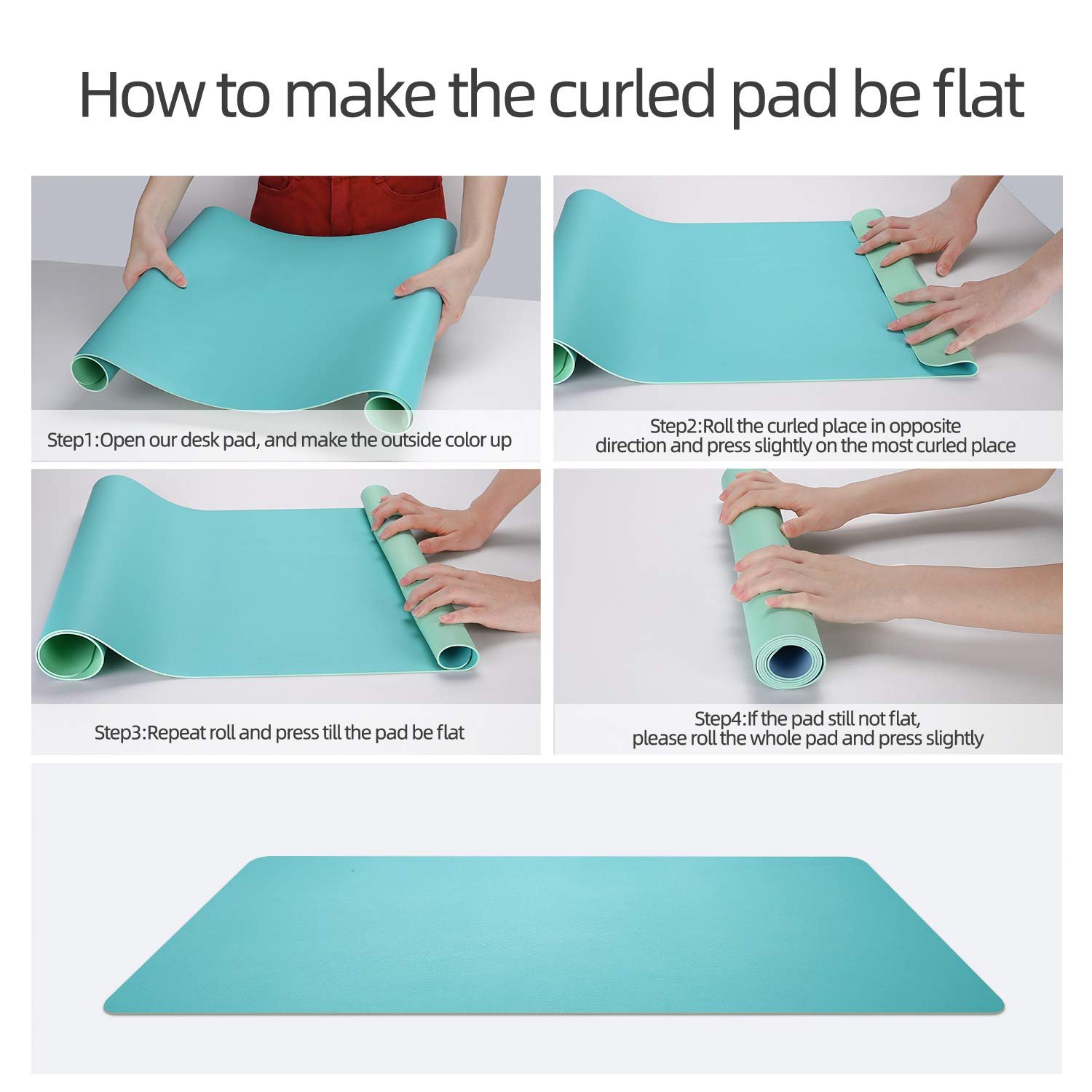 Durable Custom Design Leather Keyboard Mouse Pad Desk Mat Wholesale Waterproof Office Large Computer PU Leather Desk Mat