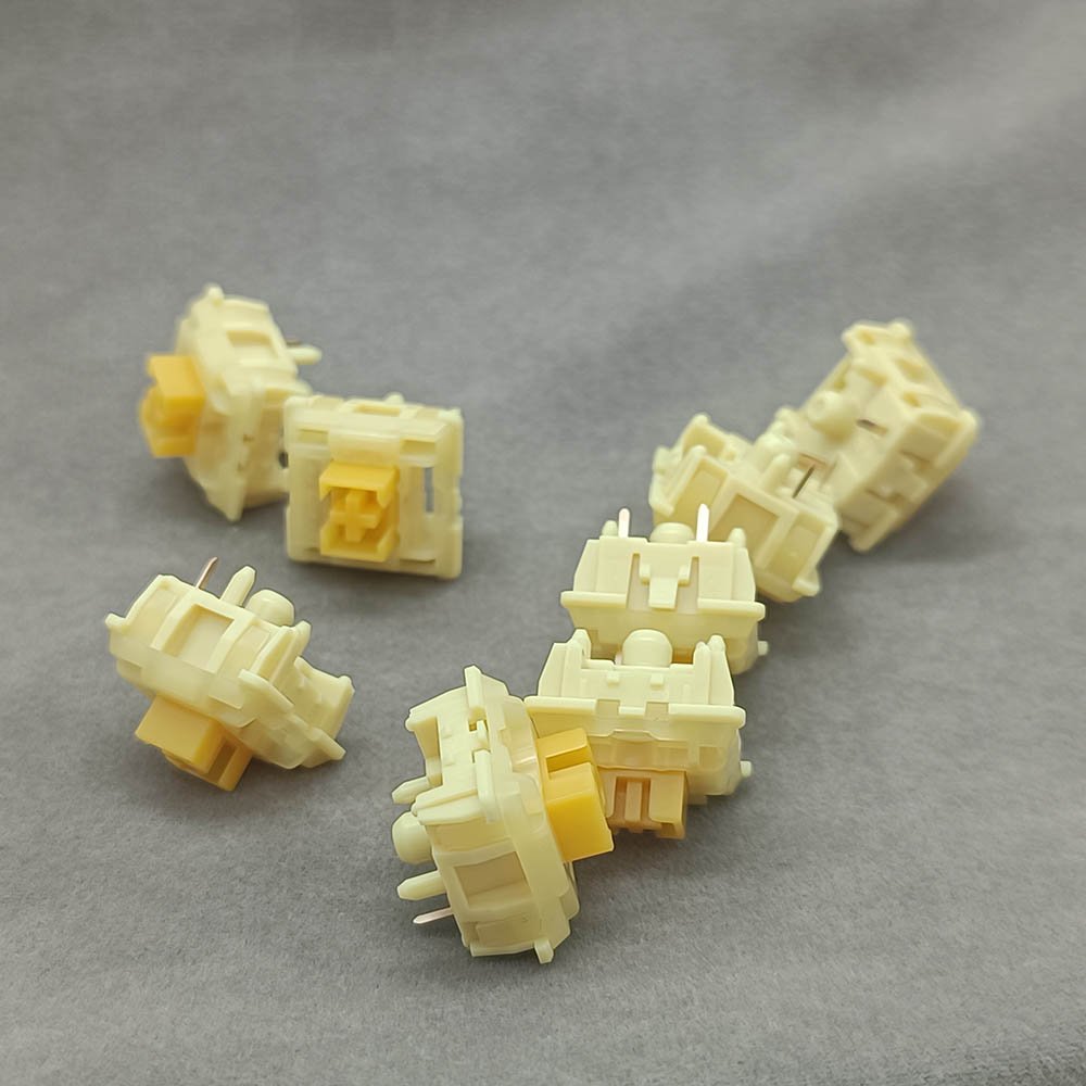 Tecsee HPE Top PC Bottom POM Tactile Stem Standard Spring 63.5g Medium Switch
