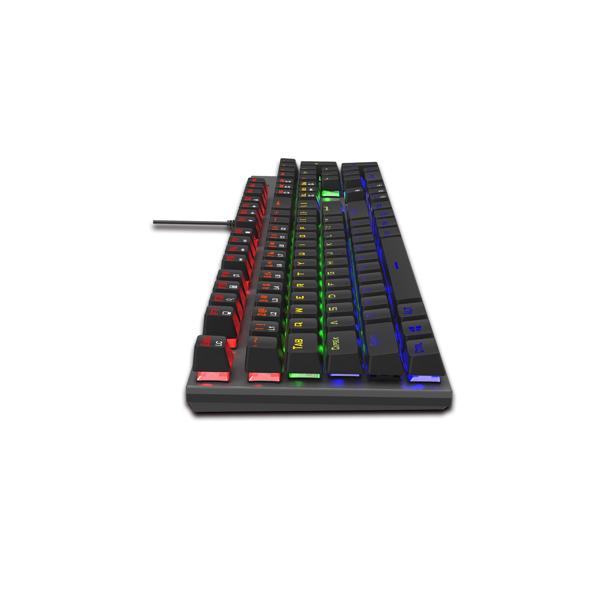 AIKUN GX5800 Wired 3 Color Backlight Gaming Keyboard Mechanical Switches Multimedia Full Size Keyboards