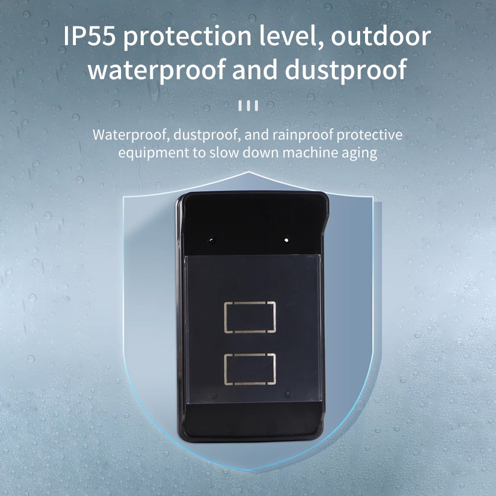 FFi RC2 waterproof cover for access control system rainproof cover for face recognition machine face device sun protect cover