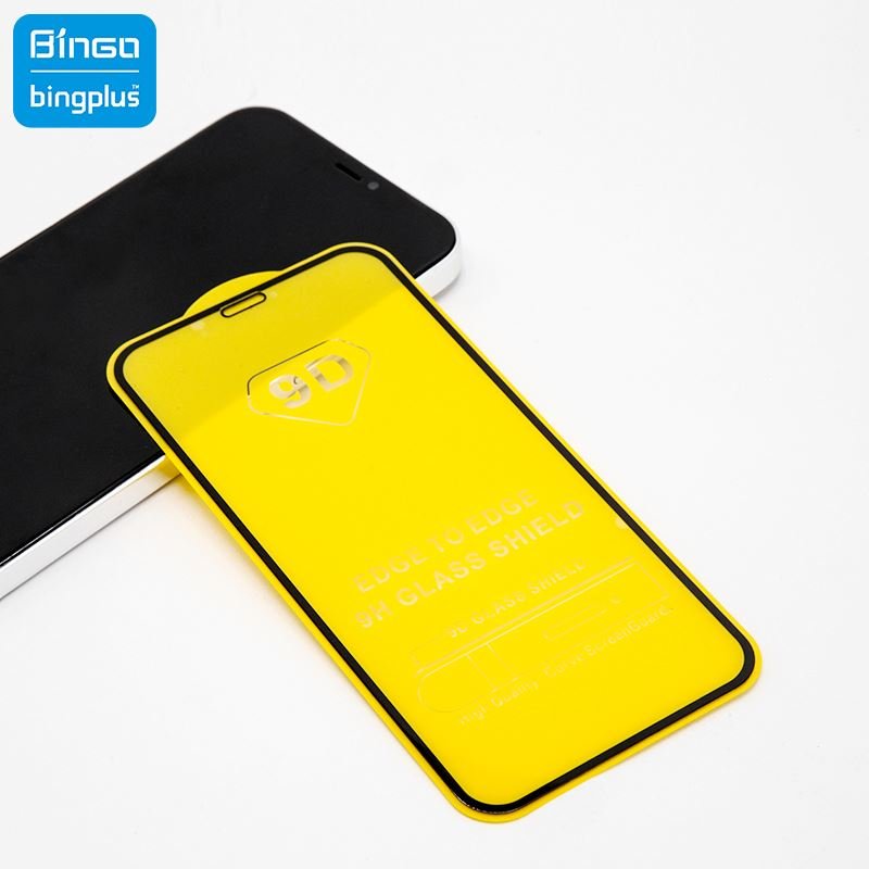 9D universal 2H tempered mobile smart phone screen protector printing HD transparent full half cover high HQ FOR OPPO