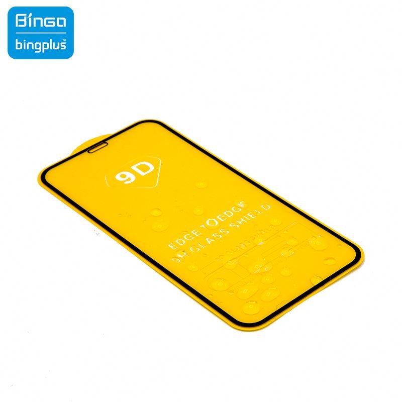 9D universal 2H tempered mobile smart phone screen protector printing HD transparent full half cover high HQ FOR OPPO