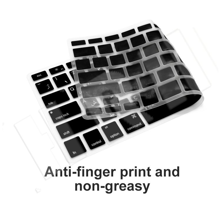 Custom Persian Waterproof Silicone Laptop Keyboard Cover for Macbook