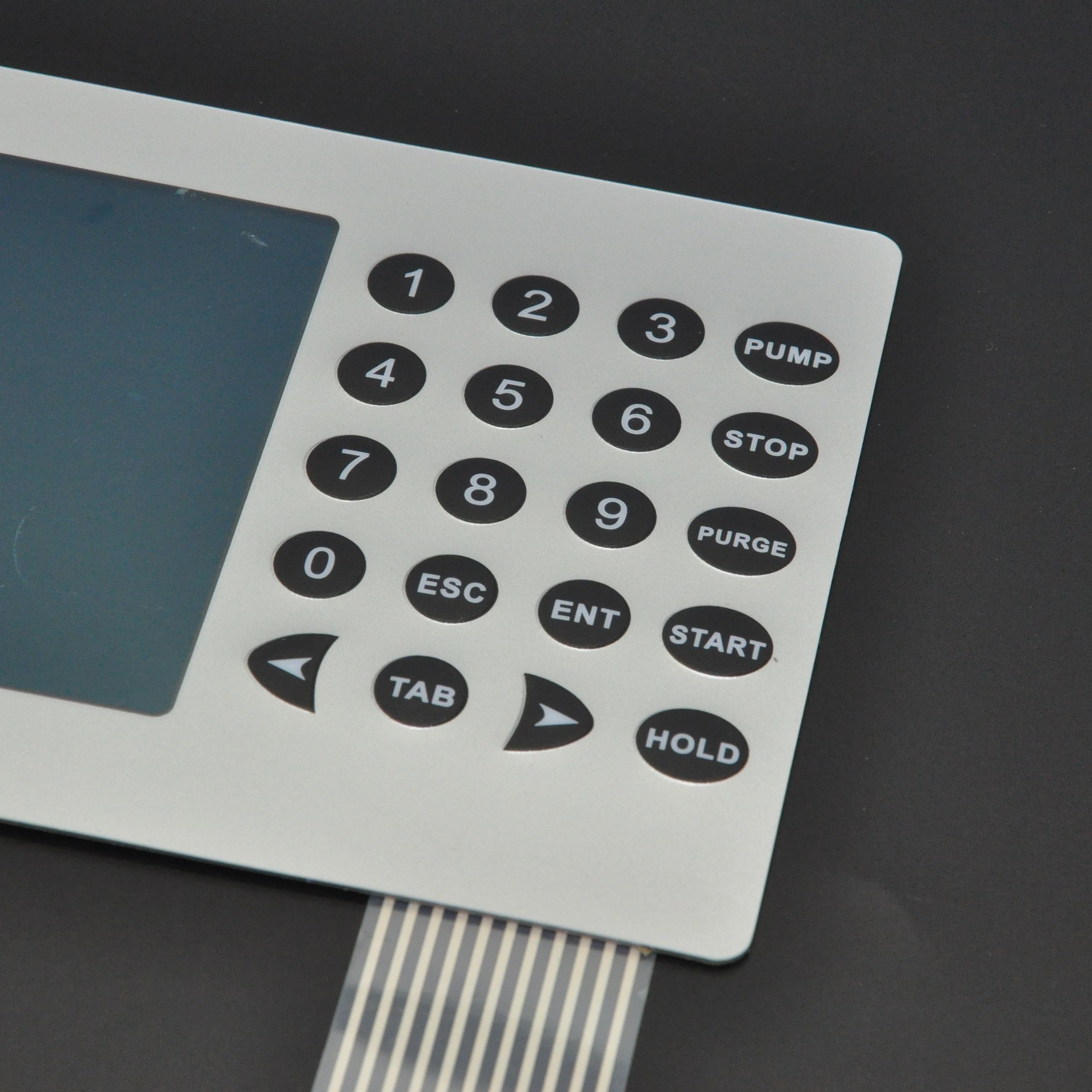 Membrane Switch with LED Illuminated keypad Light Guide Film silicone keypad membrane switch for remote control