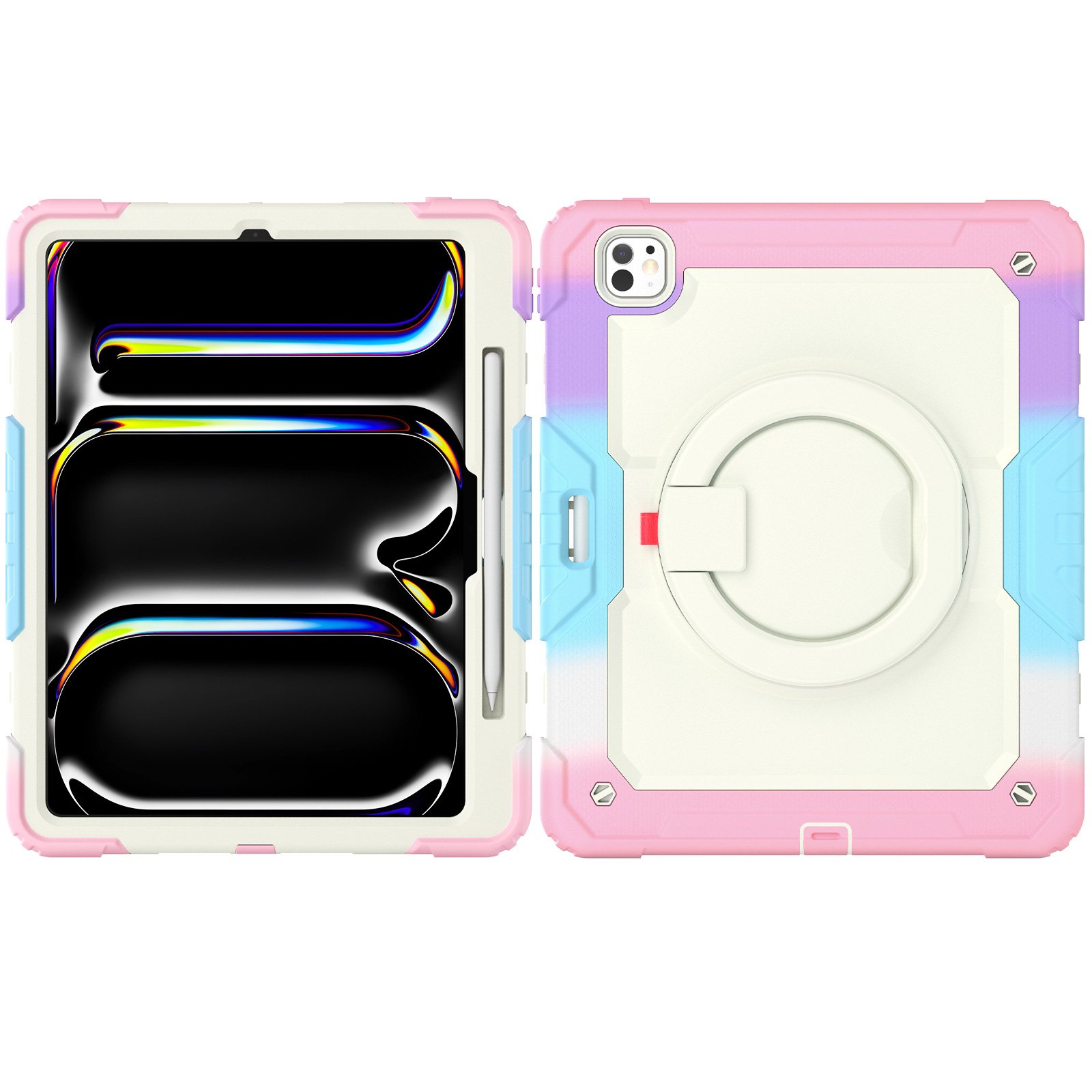 Tablet Case for iPad Pro 12.9 Protector Cover Holder Case for iPad 10.2 /10.5/10.9/11/12.9 Inch