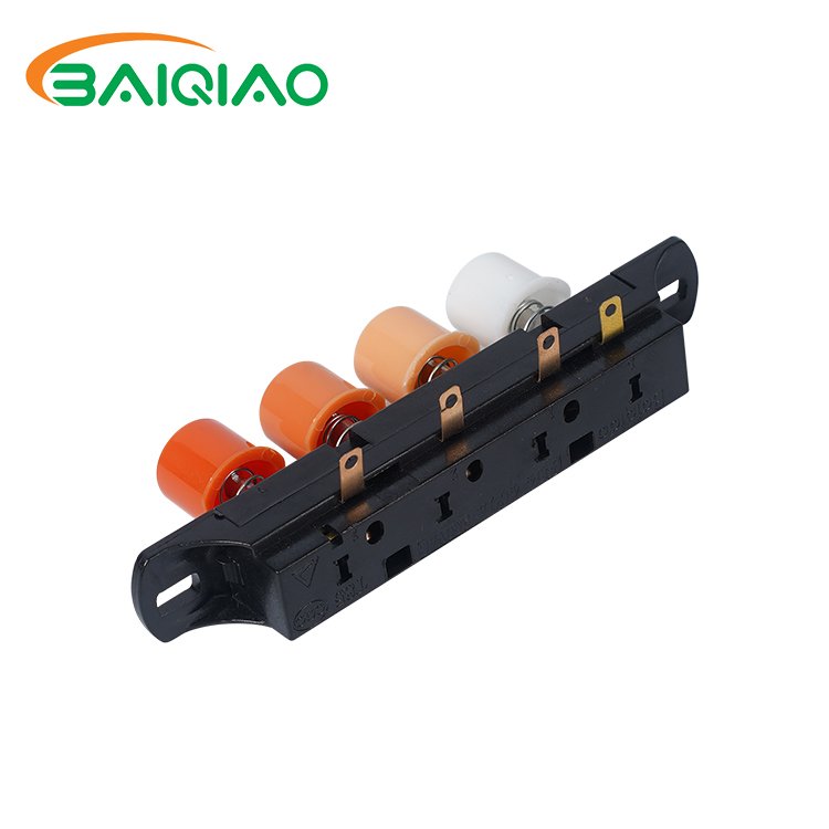 High Durability Appliances Steel Metal Cutting Meat Mixer Grinder Blade4 Pin Push Button Keyboard Switch