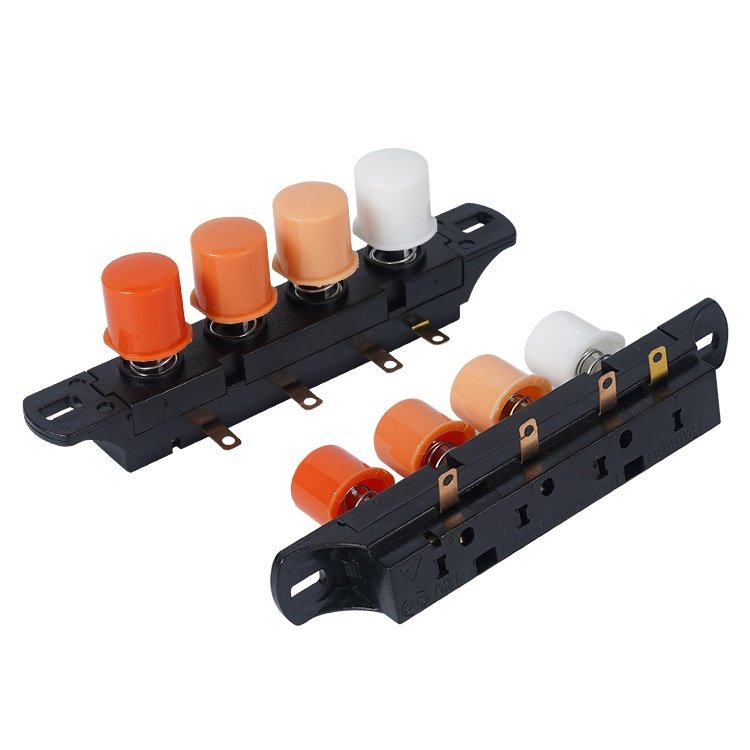 High Durability Appliances Steel Metal Cutting Meat Mixer Grinder Blade4 Pin Push Button Keyboard Switch
