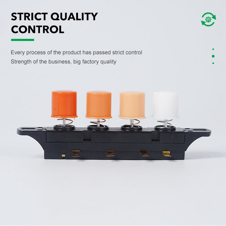 High Durability Appliances Steel Metal Cutting Meat Mixer Grinder Blade4 Pin Push Button Keyboard Switch