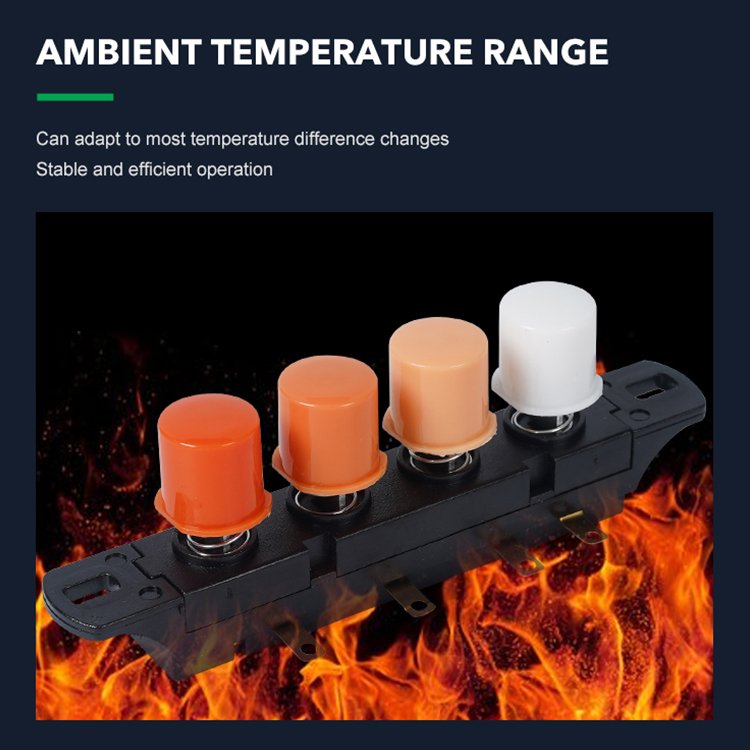 High Durability Appliances Steel Metal Cutting Meat Mixer Grinder Blade4 Pin Push Button Keyboard Switch