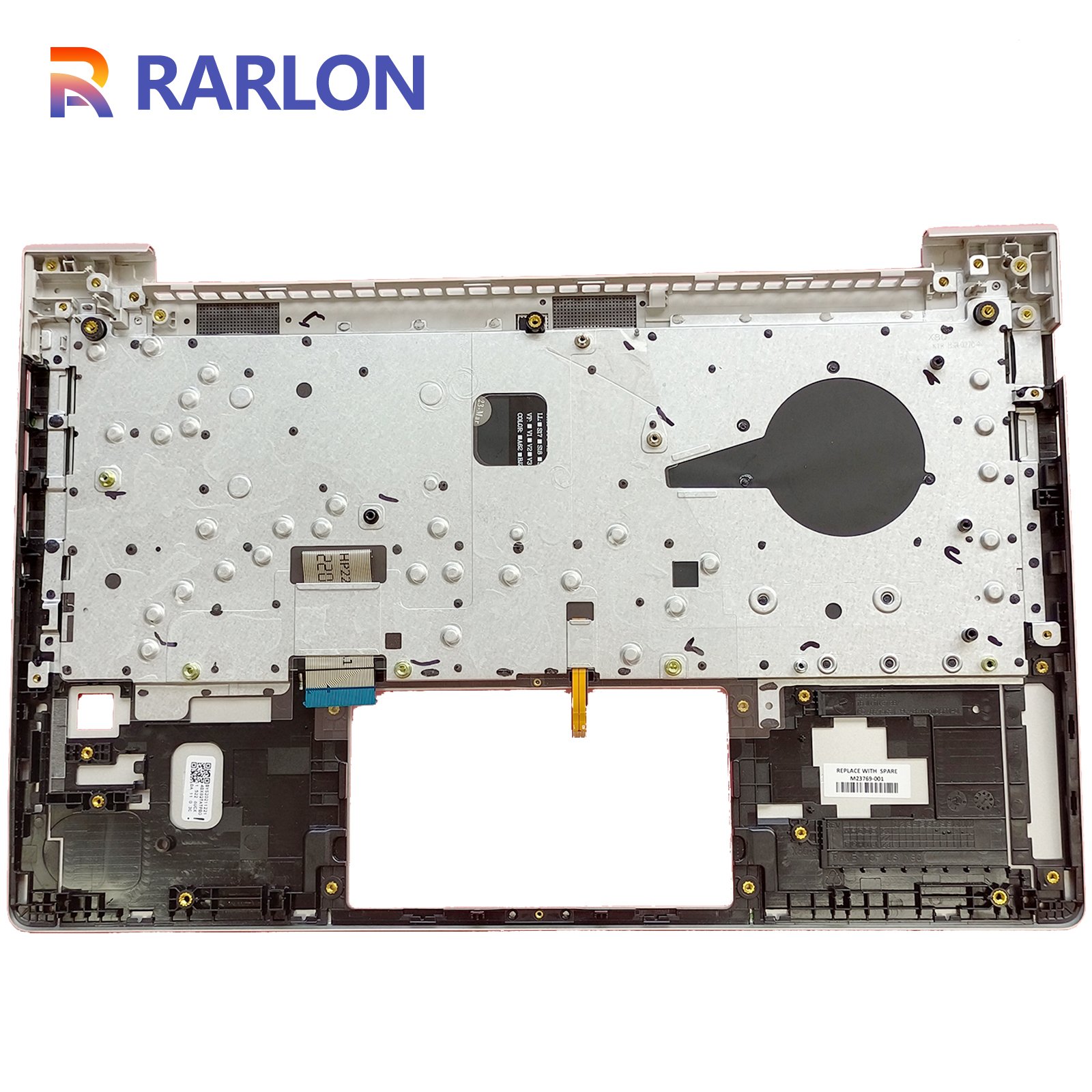 M23769-001 Palmrest with Backlit Keyboard Cover Case Silver for HP Probook 440 445 G8