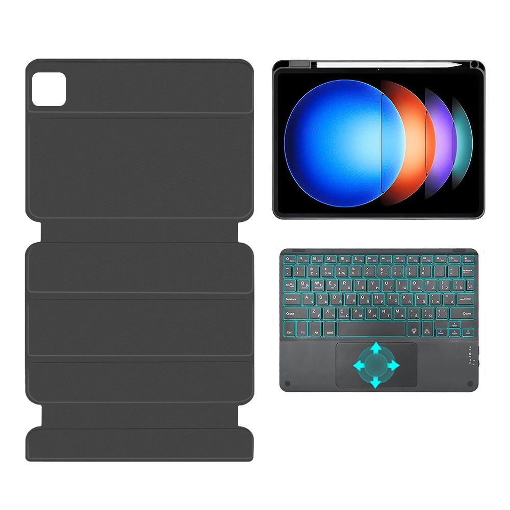 Customized detachable wireless Keyboard tablet case for Xiaomi pad 6s Pro 12.4 factory wholesales