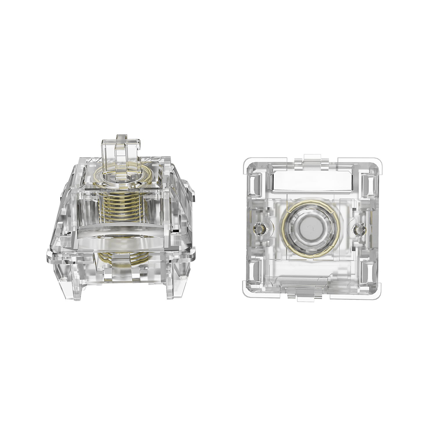 GATERON Magnetic Jade MAX Switch Fully transparent RGB gaming mechanical DIY gaming customized hall sensor keyboard switch
