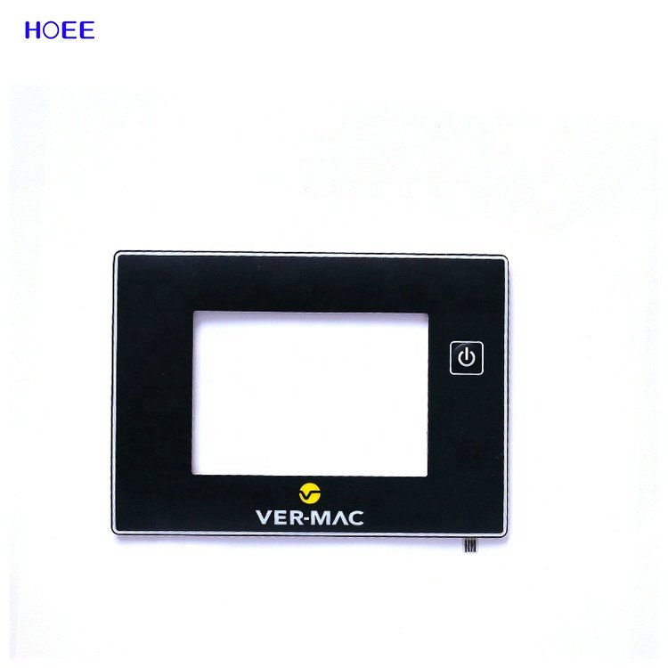 Custom lexan silk printing polycarbonate graphic overlay membrane switch labels sticker