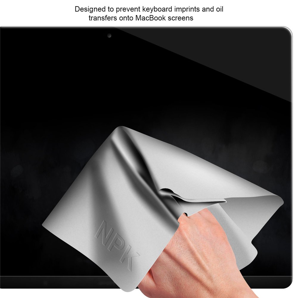 Microfiber Dustproof Film Notebook Palm Keyboard Blanket Cover Laptop Screen Cleaning Cloth for MacBook Pro 13/15/16 Inch