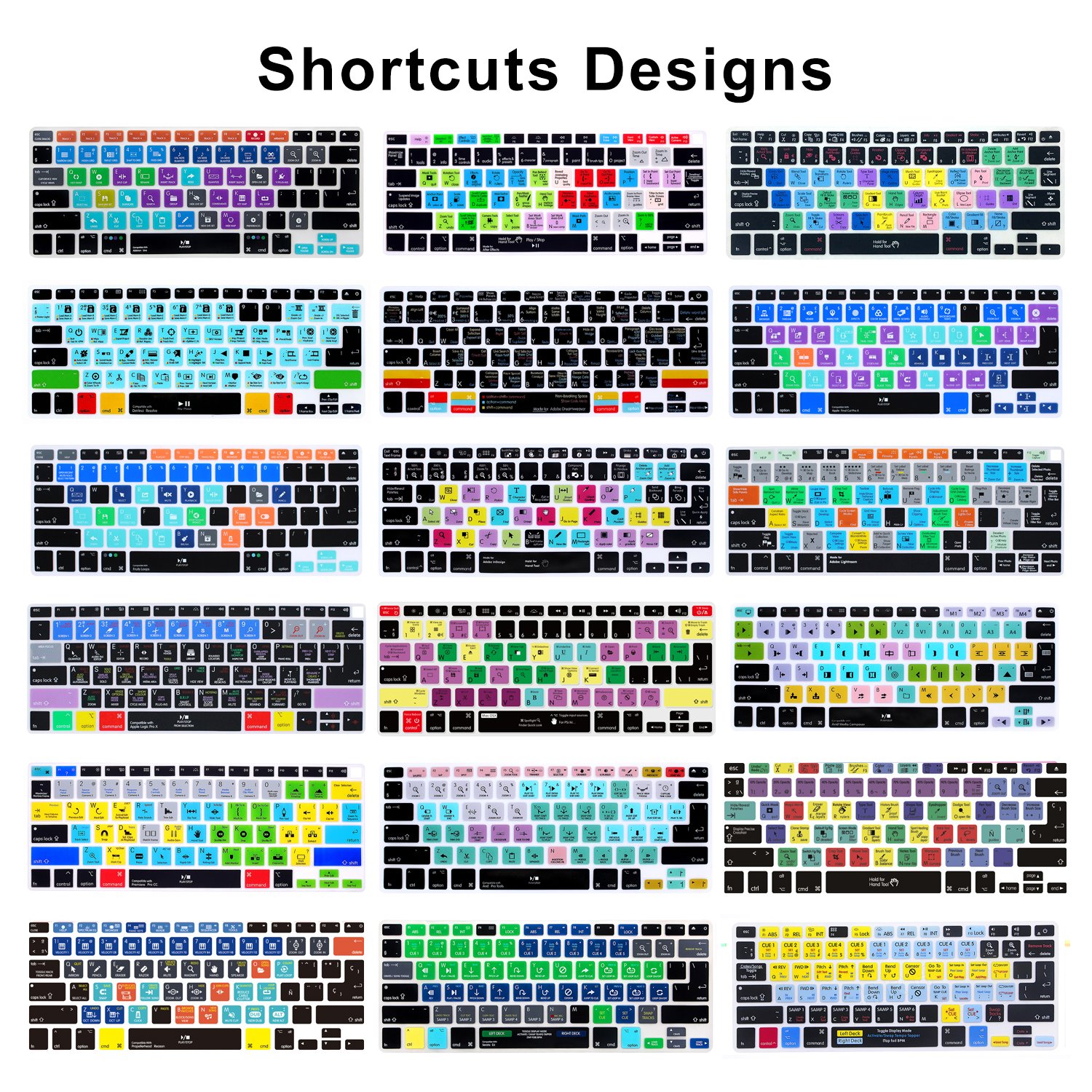 BSCI Factory Custom Plastic Laptop Silicone Keyboard Cover For Mac Book Logitech