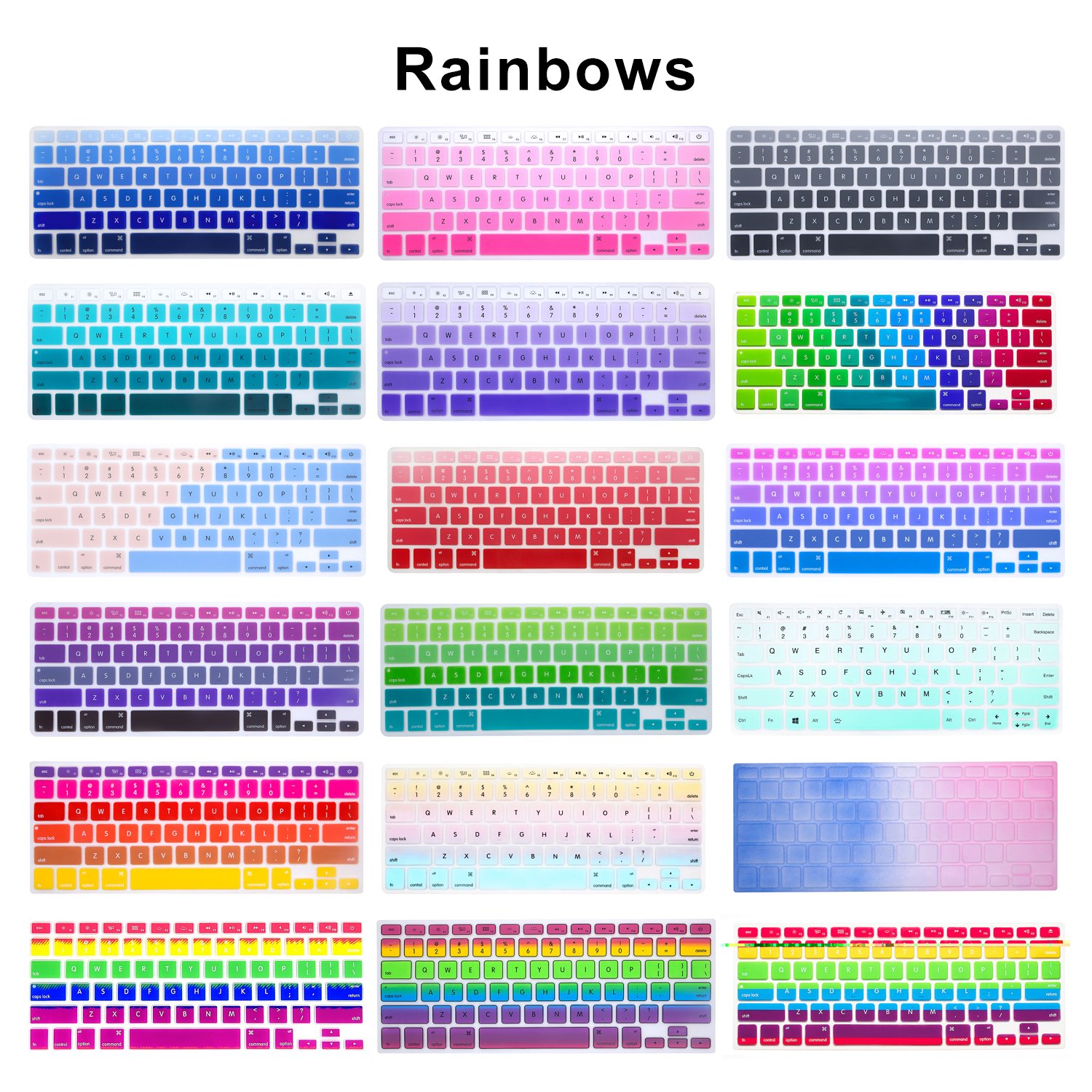 BSCI Factory Custom Plastic Laptop Silicone Keyboard Cover For Mac Book Logitech