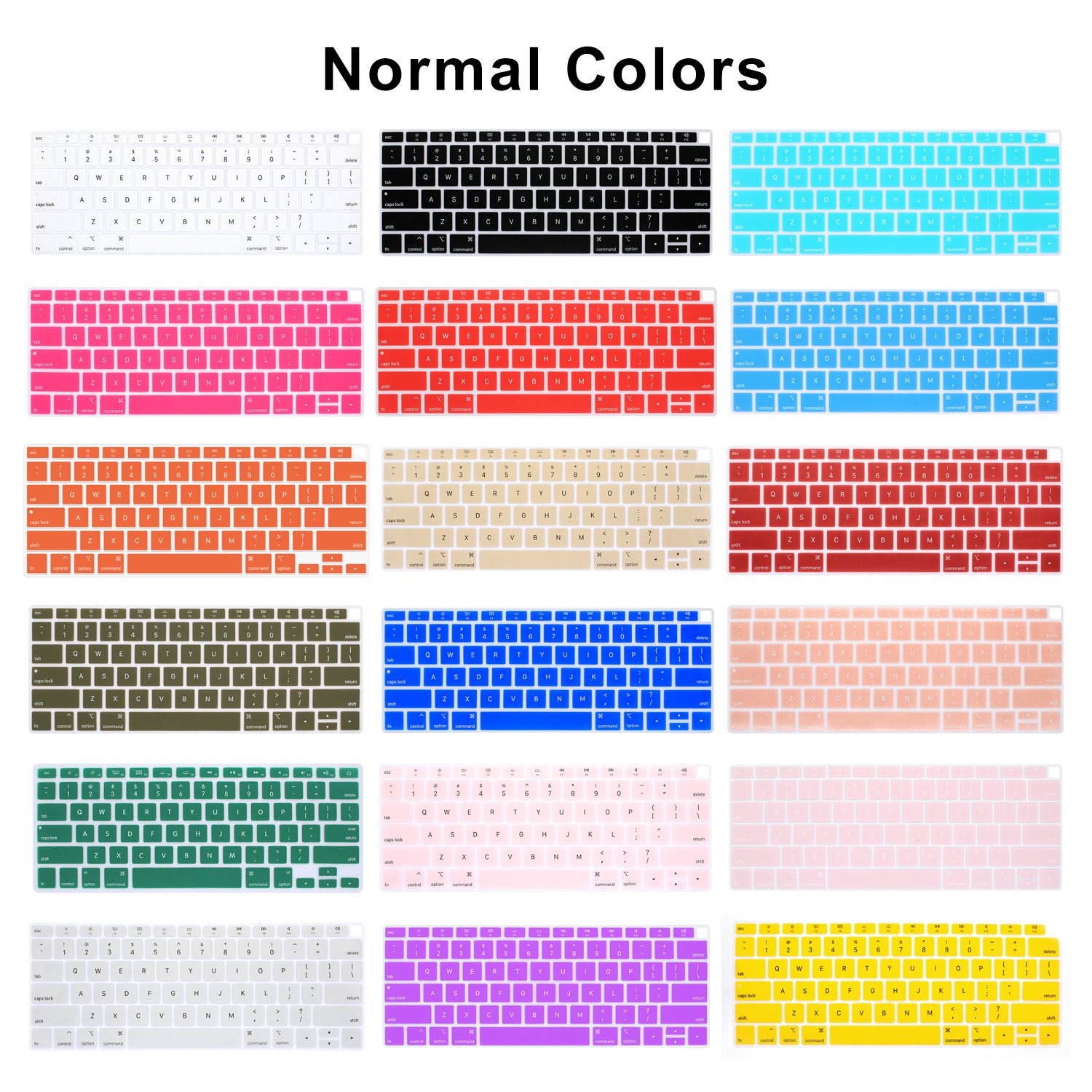 BSCI Factory Custom Plastic Laptop Silicone Keyboard Cover For Mac Book Logitech