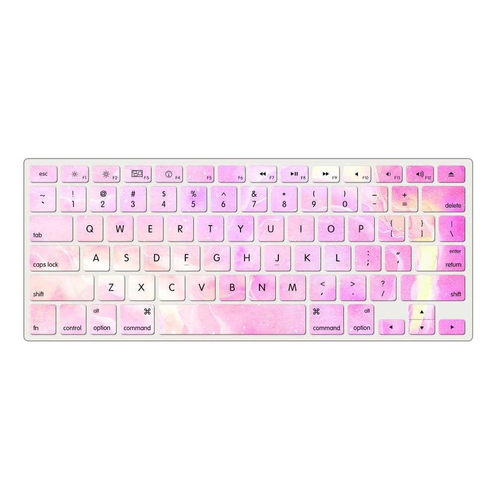 Keyboard Cover Skin Compatible for MacBook Air 15 M3 A3114 M2 A2941 Air 13.6 M3 A3113 M2 A2681 Pro 14 M3 M2 M1 A2918 A2992 A2779