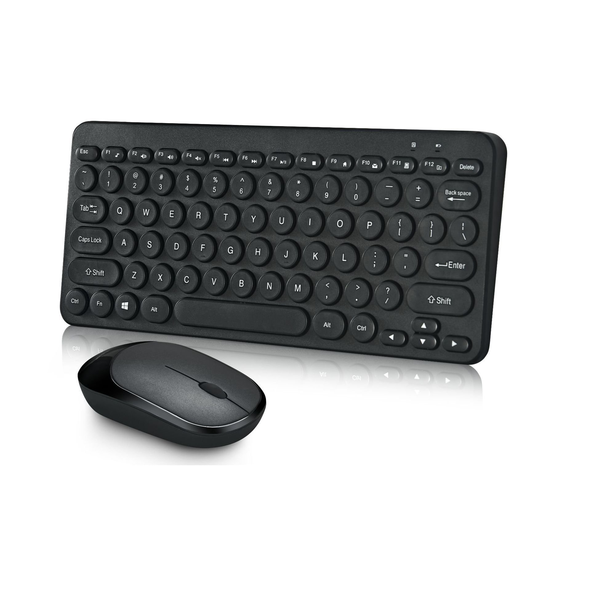 2.4G wireless Keyboard and Mouse Combo multi device USB silent wireless keyboard and mouse set for pc