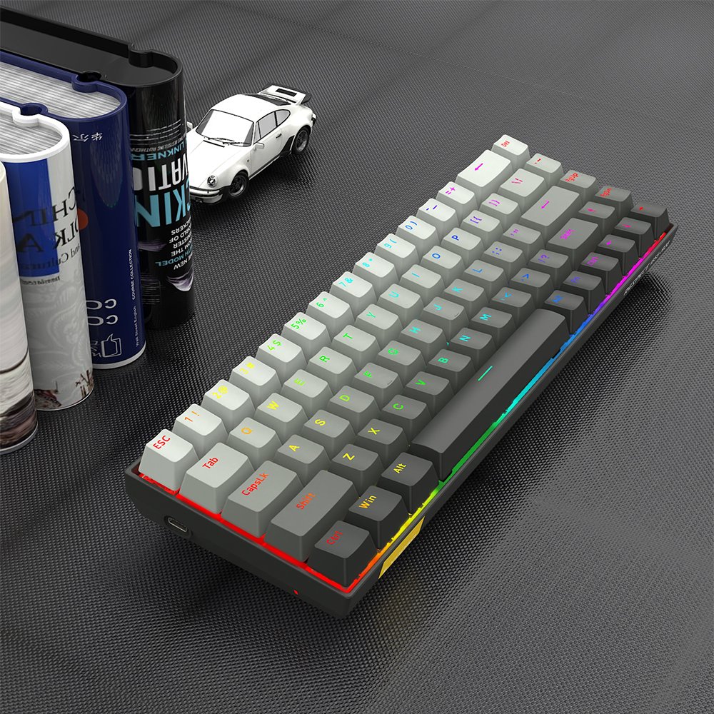 E-YOOSO Low Price Gaming Mechanical Keyboards Support Low MOQ OEM/ODM 68 Keys RGB Backlight LED Rapid Trigger Gaming Keyboard