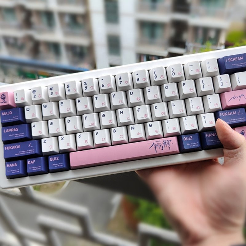 Dye Sublimation Key&Kaf Keycap PBT Cherry Profile Keycaps 140 Keys For MX Switch Mechanical Keyboard