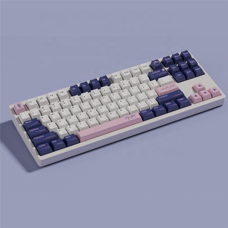 Dye Sublimation Key&Kaf Keycap PBT Cherry Profile Keycaps 140 Keys For MX Switch Mechanical Keyboard