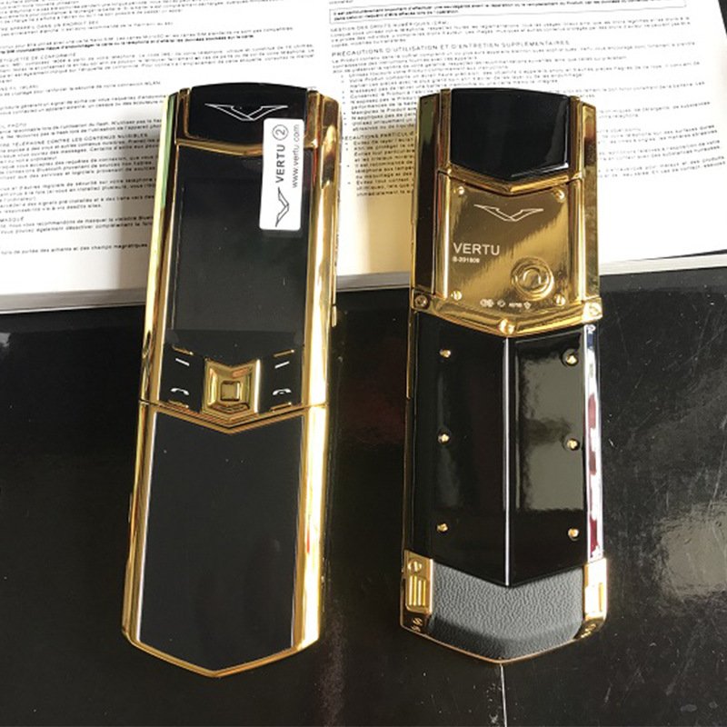 New unlocked luxury vertue gold Mini phone K9 Slide cover personality fashion metal business signature phone wholesale