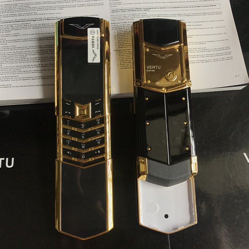 New unlocked luxury vertue gold Mini phone K9 Slide cover personality fashion metal business signature phone wholesale