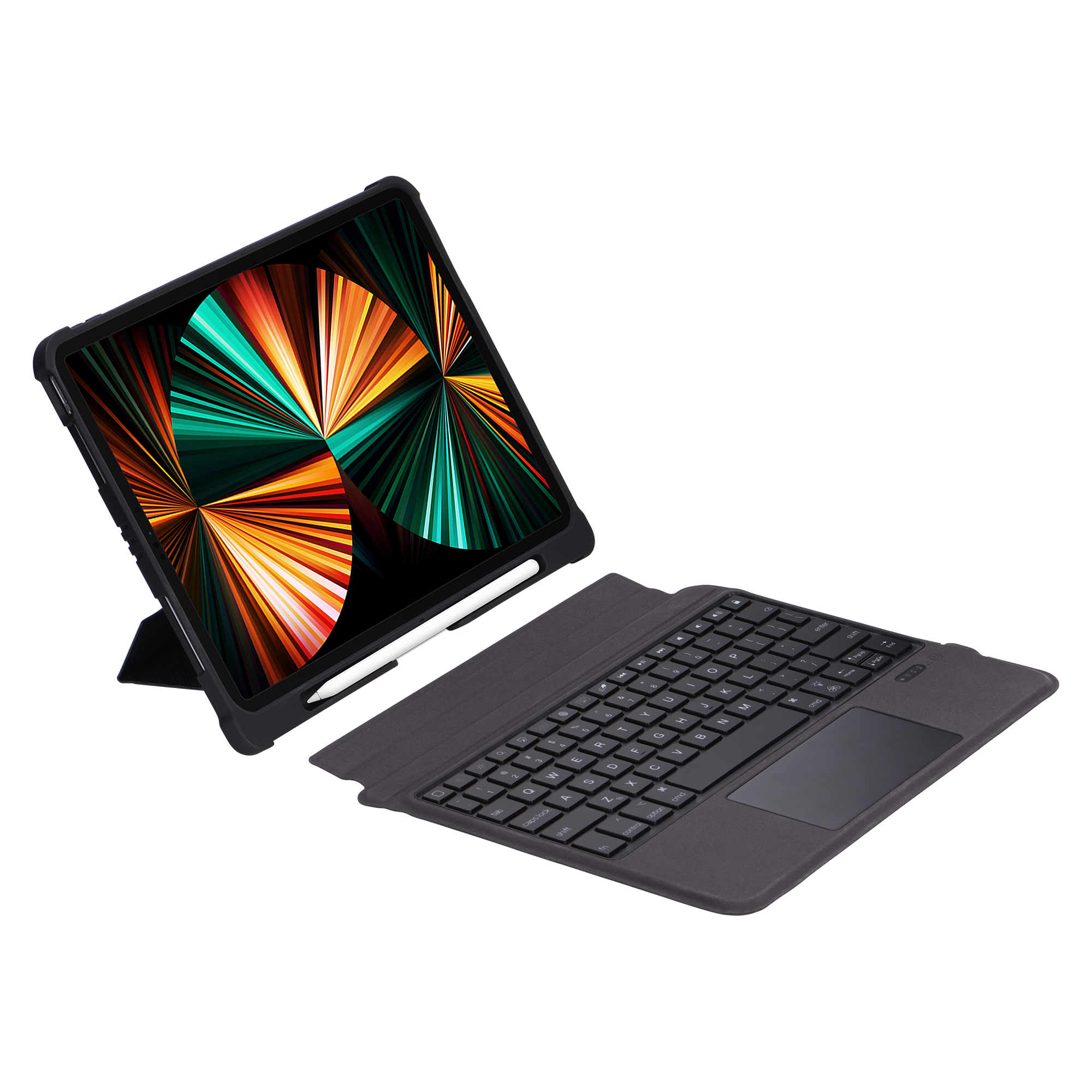 Backlight keyboard For iPad Air 4 10.9 TPU Tablet Case Thickened Four Corners And Anti Fall Pc Plastic Pu Leather
