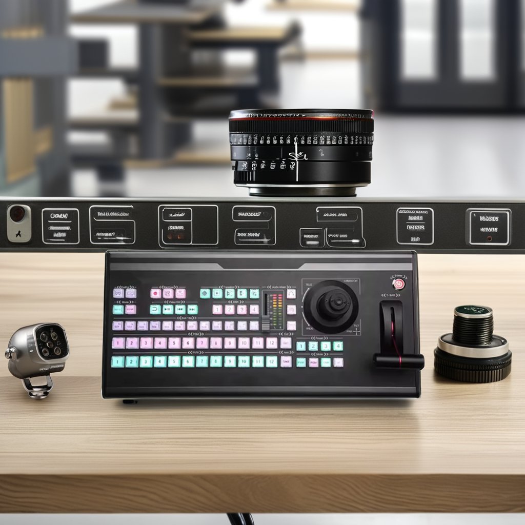 vMix Pro 12-Channel Keyboard Controller Video Switch Mixer Panel Live streaming Video Switcher for vMix Software