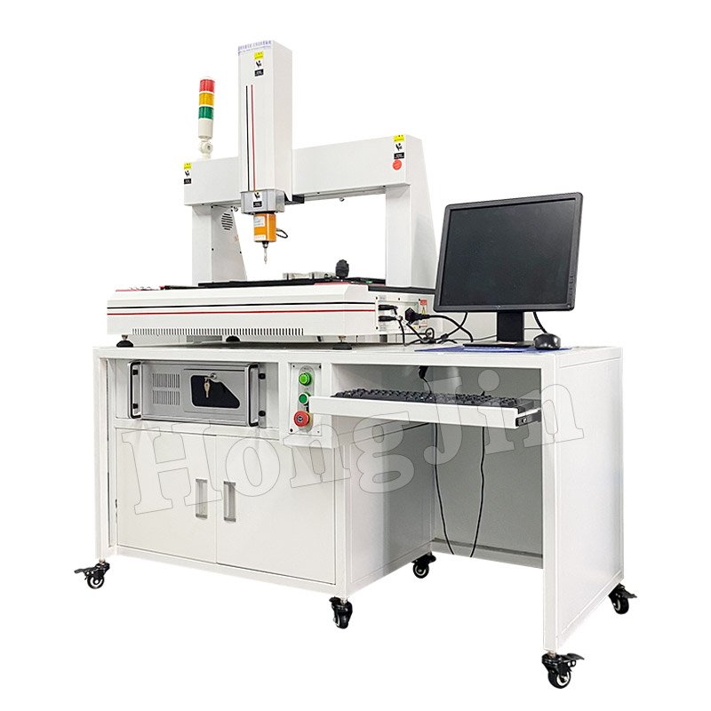 Hong Jin Fully Automatic Computer-type Three-axis Key Load Meter/Metal Shrapnel Switch Keyboard Press Rebound Testing Machine