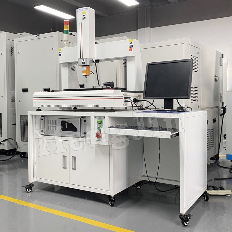 Hong Jin Fully Automatic Computer-type Three-axis Key Load Meter/Metal Shrapnel Switch Keyboard Press Rebound Testing Machine