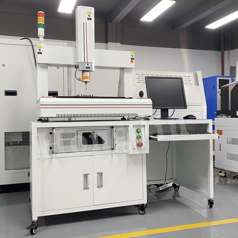 Hong Jin Fully Automatic Computer-type Three-axis Key Load Meter/Metal Shrapnel Switch Keyboard Press Rebound Testing Machine