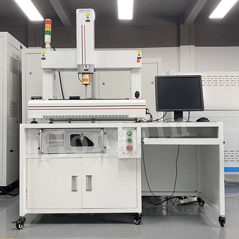 Hong Jin Fully Automatic Computer-type Three-axis Key Load Meter/Metal Shrapnel Switch Keyboard Press Rebound Testing Machine