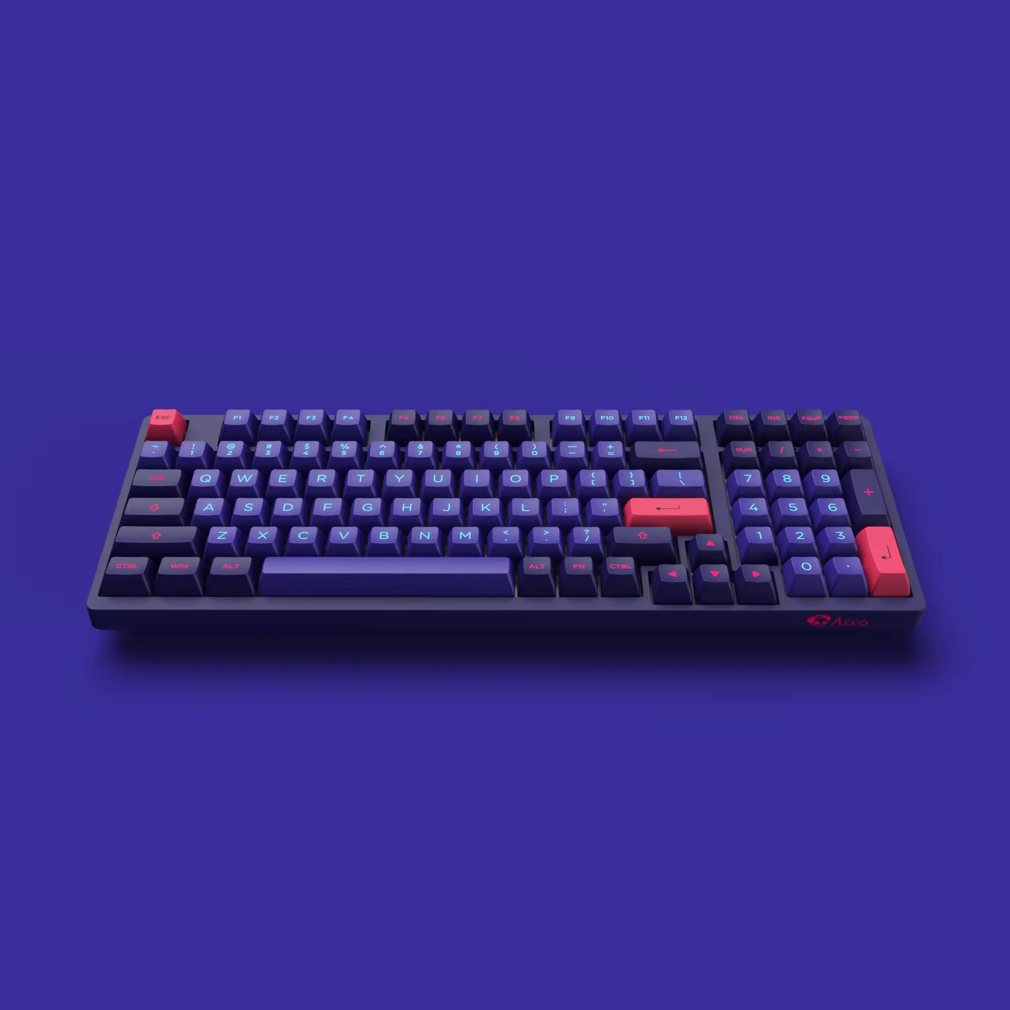 Akko 3098B Mechanical Keyboards OEM CS switches PBT Keycaps diy kit wireless Big Programmable Keyboard