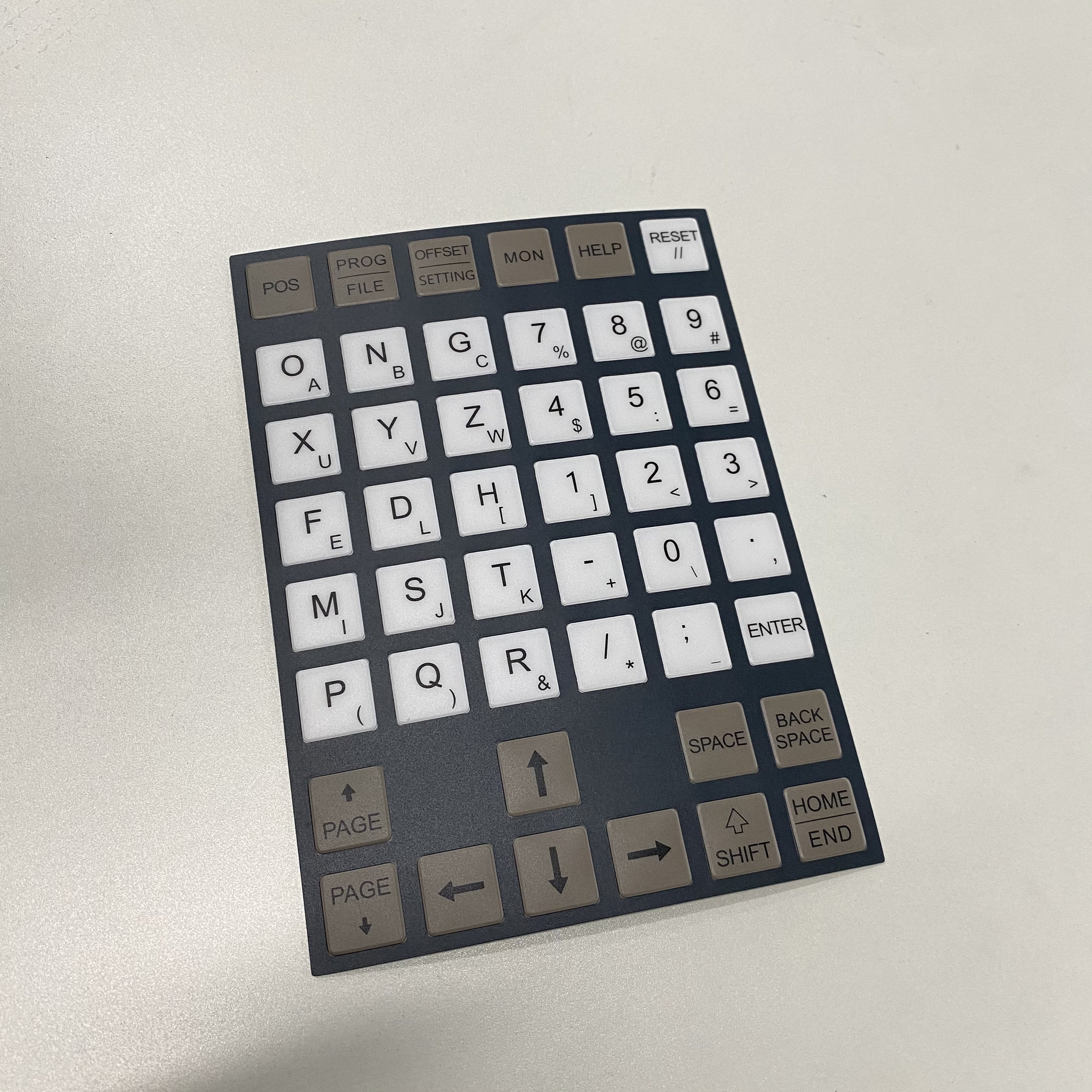 Low MOQ Custom Tactile Embossed PET PC PVC PMMA Graphic Overlay