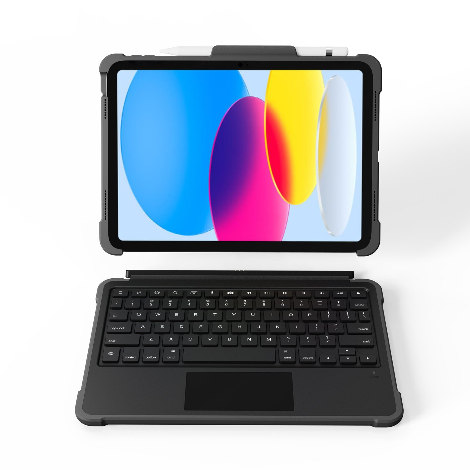 For iPad 10th generation 10.9inch trackpad wireless keyboard with pen slot