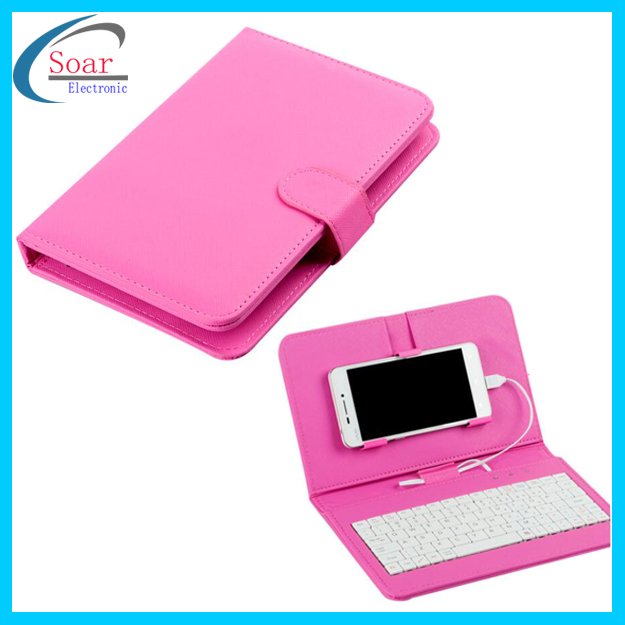 Universal Tablet Flip Cover 6 inch Keyboard Case For Tablet 7" 8'' 10" Tablet pc Leather Keyboard Case