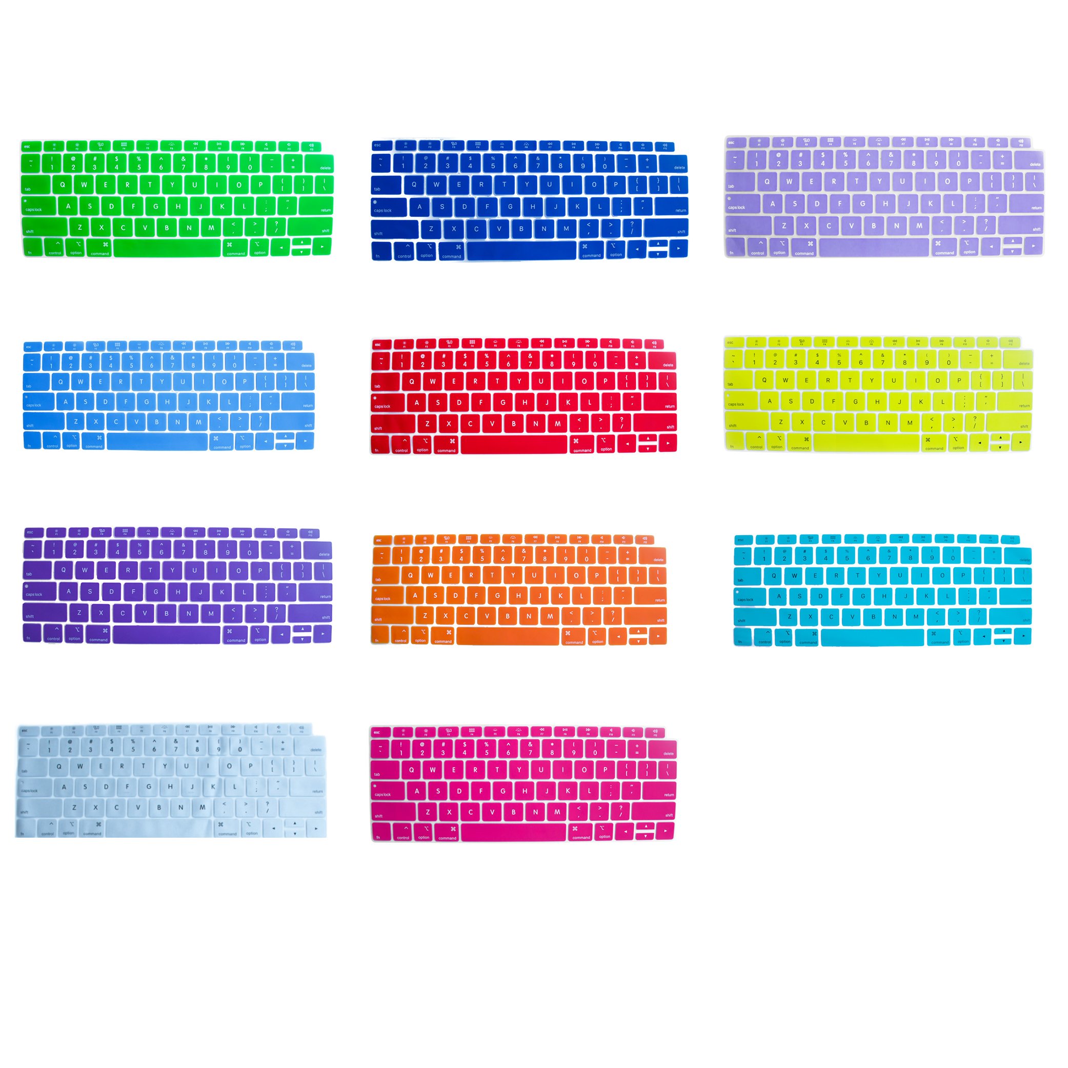 US Version Anti Water Laptop Accessories Keyboard Skin Cover For Macbook Air 13 Inch 2018 A1932