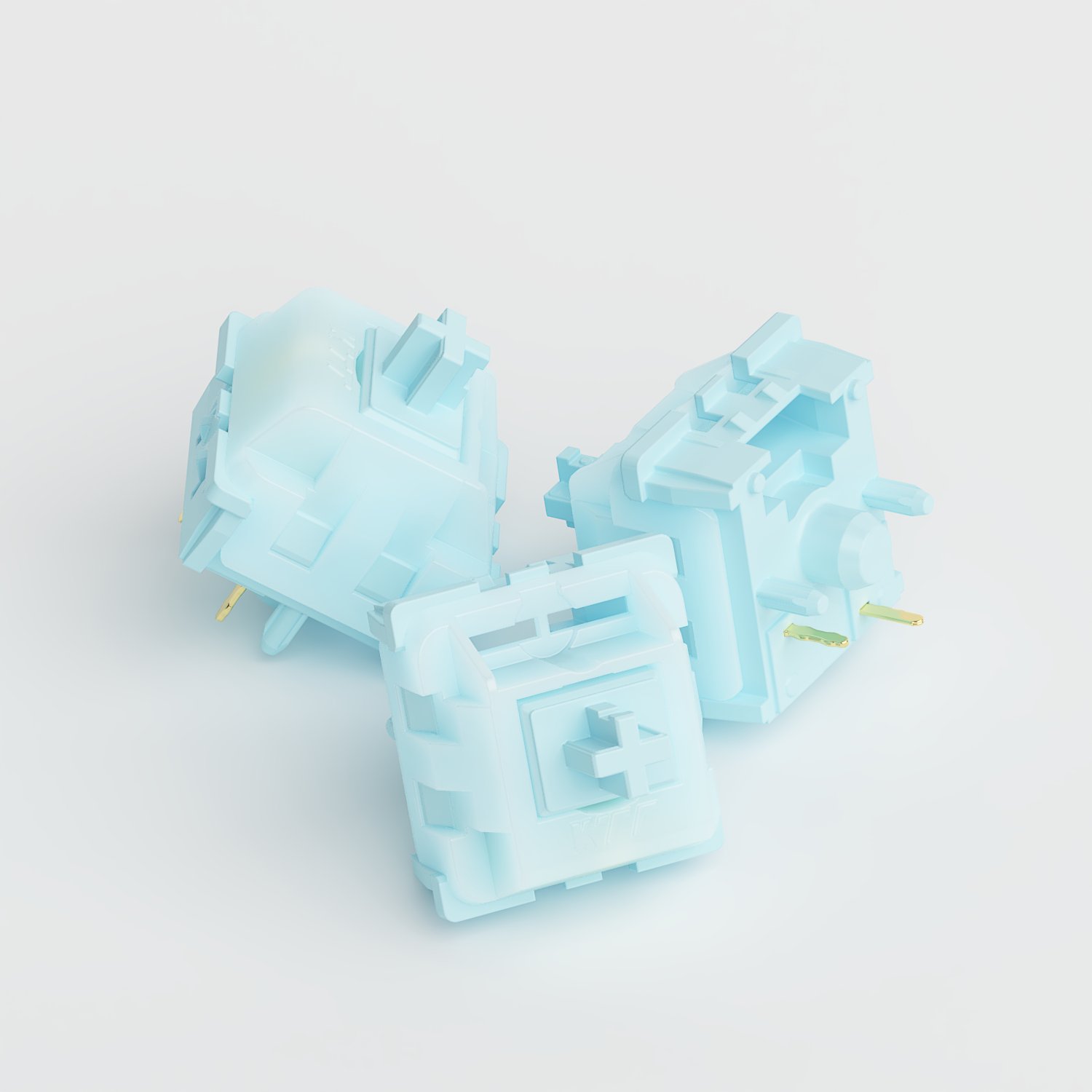 KTT CONTENT Baby Blue Baby Series Tactile 53g 2023new arrival Hot Sale mechanical keyboard switch 5Pin good quality