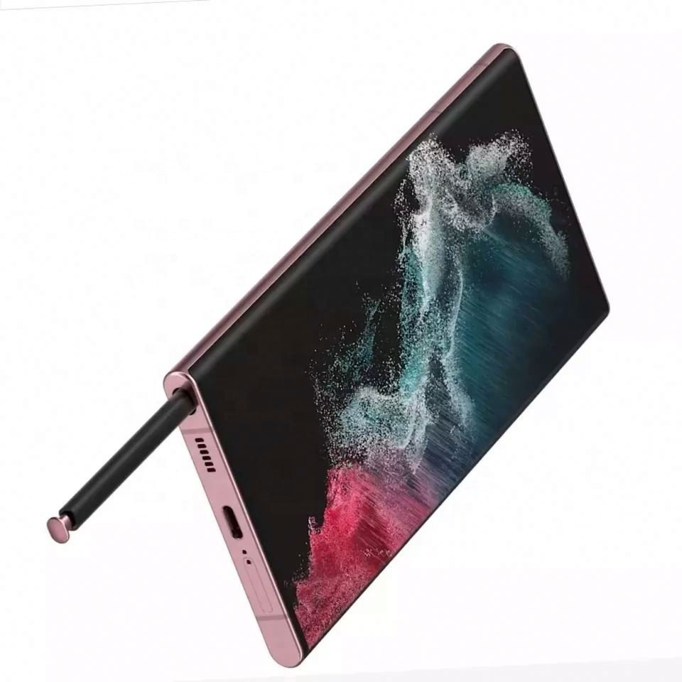 2023 hot selling original S22 Ultra16GB 1TB smart phone with built-in pen 5G smart phone Android 12 mobile phone
