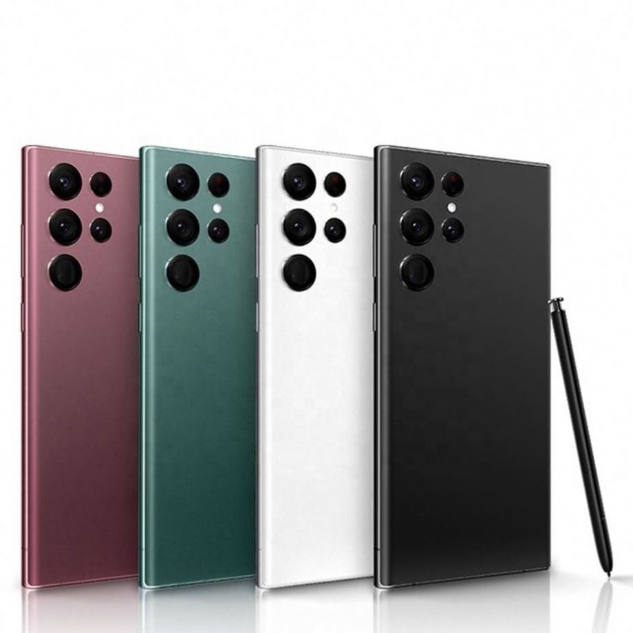 2023 hot selling original S22 Ultra16GB 1TB smart phone with built-in pen 5G smart phone Android 12 mobile phone